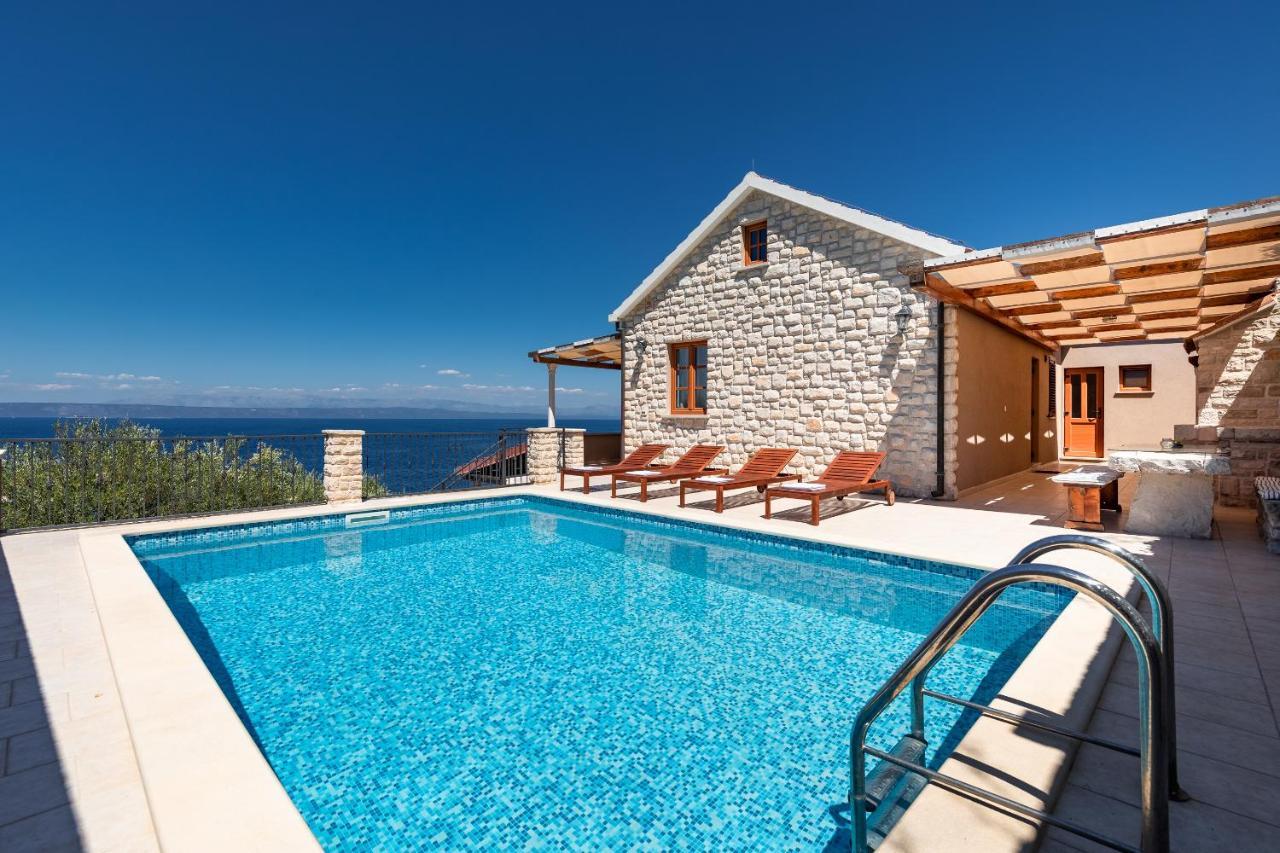 Seafront Villa Endless View Blato  Exterior photo